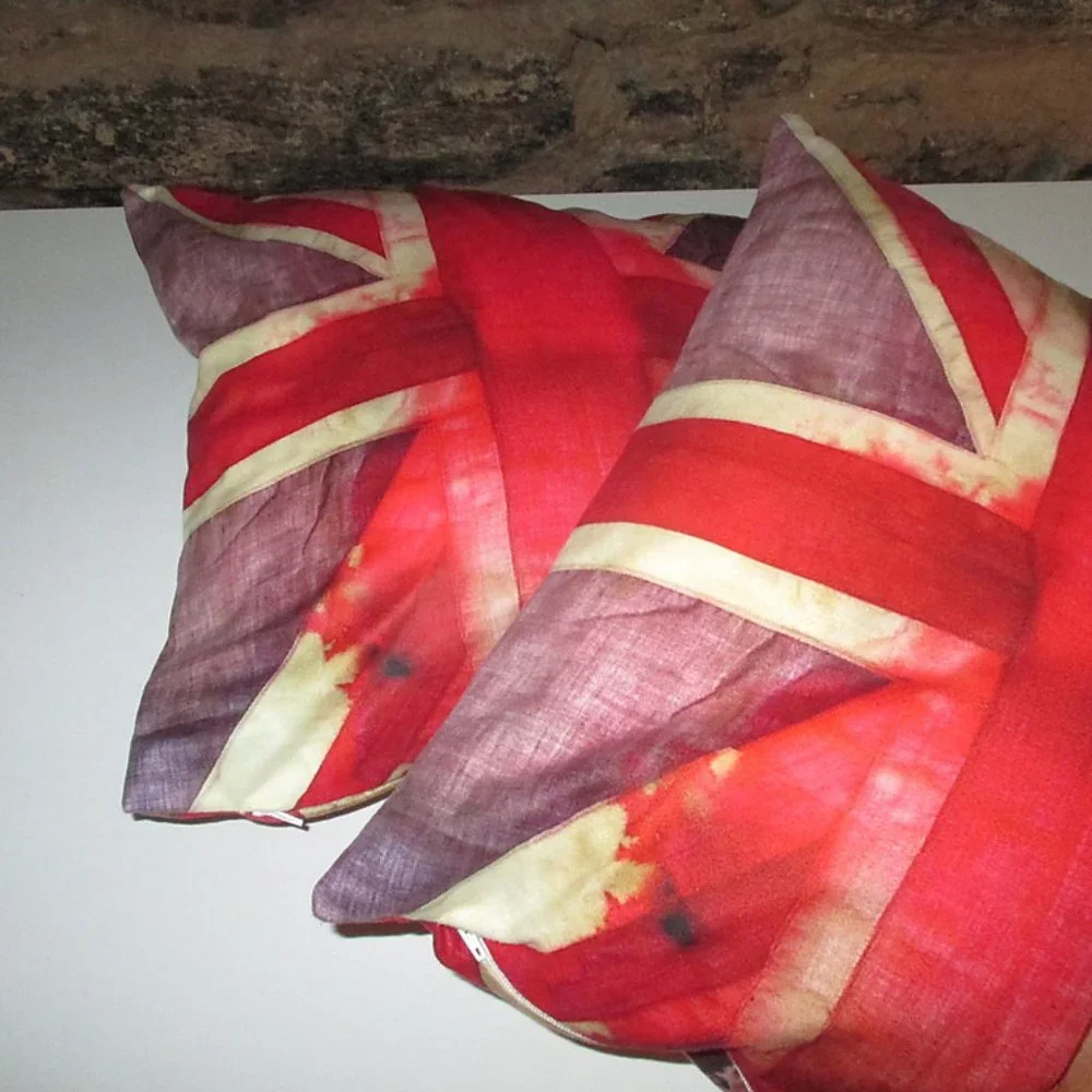 Vivienne Westwood Union jack inspired cushions
